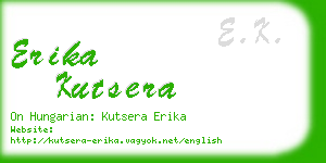 erika kutsera business card